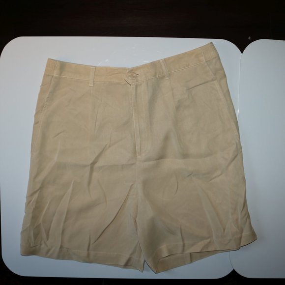 Actionwear USA Tencel Lyocell Pleated Shorts w32 - Picture 1 of 4